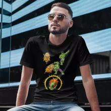 Camiseta Son Gokū “Son Gokū; Hulk y Blanka” – Parodia de Dragon Ball Z -DBZ