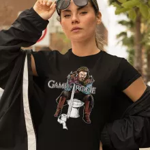 T-shirt Femme Eddard Stark « Game Of Trone... Euh... » – Parodie Game of Thrones