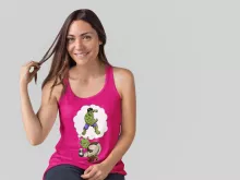 Shrek Women's Tank Top “Shrek and Hulk” – The Incredible Hulk parody