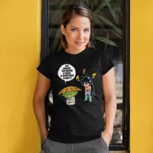T-shirt Femme Shiryu « Un maître en congés... » – Parodie Star Wars