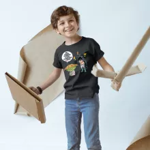 T-shirt Enfant Shiryu « Un maître en congés... » – Parodie Star Wars