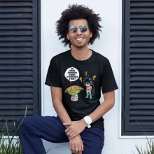 T-shirt Shiryu « Un maître en congés... » – Parodie Star Wars