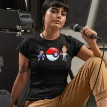 T-shirt Femme Végéta « Pimp My Capsule ! » – Parodie Pokémon