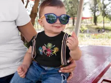 T-shirt bébé Sangoku « Full Power Rangers de l'Espace ! » – Parodie Dragon Ball Super