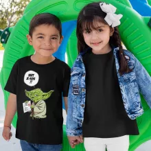 T-shirt Enfant Yoda « Vert, je suis !! » – Parodie Star Wars