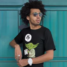 T-shirt Yoda « Vert, je suis !! » – Parodie Star Wars