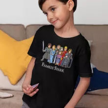 T-shirt Enfant Eddard « The Stark Family (Avec Robert Downey Jr dans le rôle de Tony) » – Parodie Game of Thrones