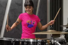 Damen T-shirt “Die Spinne und Frau Spinne” – Parodie auf Die Spinne