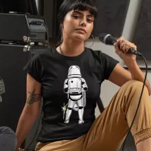 Imperial Stormtrooper Damen T-shirt – Parodie auf Star Wars