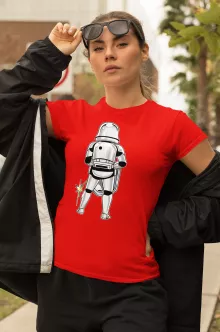 Imperial Stormtrooper Women T-shirt – Star Wars parody