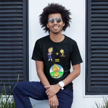 Baby Chocobo T-Shirt “Baby Chocobo, Vegeta and Tweety” – Dragon Ball Z parody