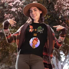Red XIII Damen T-shirt “Red XIII, Wolf Link und Glutexo” – Parodie auf Pokémon