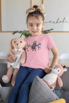 T-shirt Enfant Fille Mando « Le meilleur chasseur de prime de la Galaxie ! » – Parodie Star Wars