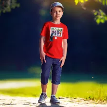 Batman Kids T-Shirt “Batman and The Joker (Jared Letho, Jack Nicholson, Heath Ledger und Joaquin Phoenix)” – Batman;Dark Night parody
