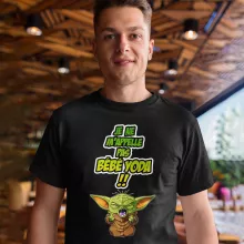 T-shirt Grogu « Un cri du coeur et avec force ! » – Parodie Star Wars