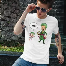 T-shirt Zorro Roronoa « Un fiston démoniaque !! » – Parodie One Piece
