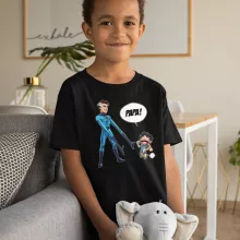 T-shirt Enfant Luffy « Un papa Fantastique ! » – Parodie One Piece