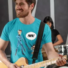 T-shirt Luffy « Un papa Fantastique ! » – Parodie One Piece