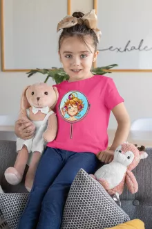 T-shirt Enfant Fille Emma « Be Good Bigoudi !! » – Parodie The Promised Neverland