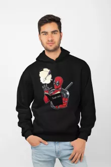 Hoodie “Deadpool, Logan aka Wolverine and the Death Note” – Deadpool parody