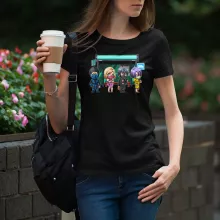 T-shirt Femme Sub-Zero « Un Kombattant à la mode malgré lui... » – Parodie Mortal Kombat