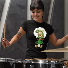 T-shirt Femme « Séance de muscu... vidéoludique ! » – Parodie Yoshi
