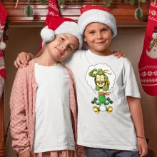 Kinder T-Shirt “Yoshi und Michelangelo” – Parodie auf Yoshi