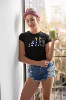 T-shirt Femme Vegeta Super Saiyajin « La Théorie de l'évolution (Prince Edition) » – Parodie Dragon Ball Z
