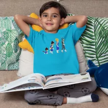 Camiseta Niño de manga corta Vegeta “La Teoría de la Evolución” – Parodia de Dragon Ball Z -DBZ