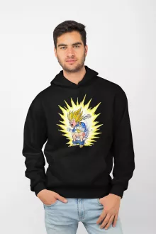 Sweat à capuche Végéta « Le Prince de la Super grosse commission ! » – Parodie Dragon Ball Super