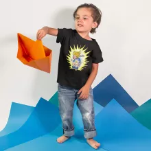 Maglietta per bambini e ragazzi Vegeta Super Saiyan – Parodia dei Dragon Ball Super