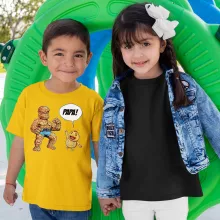 T-shirt Enfant La Chose « Un papa solide comme un roc ! » – Parodie Zelda