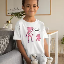 T-shirt Enfant « Une maman sacrément caline ! » – Parodie Bisounours