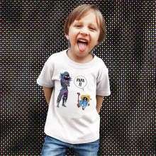 T-shirt Enfant Corbeau « Un papa mystérieux » – Parodie Final Fantasy VII