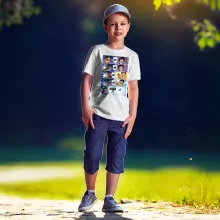 Son Goku Pojkens barn T-shirt “Son Goku och Vegeta” – Parodi Dragon Ball Z