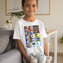 T-shirt Enfant Sangoku « Attaque Surprise Kaméhaméhaaaaaaaa !! (Arc Cyborg) » – Parodie Dragon Ball Z