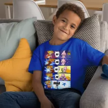 Son Goku Pojkens barn T-shirt “Son Goku och Majin Buu” – Parodi Dragon Ball Z