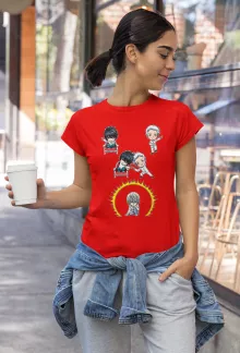 Norman Women T-shirt “Norman, L and Near aka Nate River” – Death Note parody