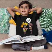 Maglietta per bambini e ragazzi Mikasa Ackerman “Mikasa Ackerman e Eren Jaeger” – Parodia dei L'attacco dei giganti