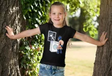 Batman Girls Kids T-shirt “Batman;Bat Signal” – Batman;Dark Night parody