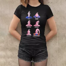 T-shirt Femme Boubou « Un sacré caractères... » – Parodie Dragon Ball Z