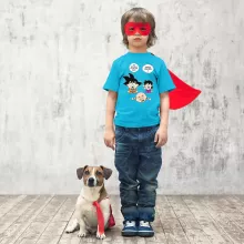 T-shirt Enfant Sangoku « Le comique de répétition... » – Parodie Dragon Ball Z