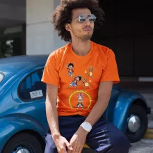 Camiseta Natsu “Natsu, Luffy y Charmander” – Parodia de Pokémon