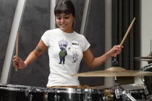 T-shirt Femme Kakashi « Papa Ninja ! » – Parodie Naruto