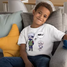 T-shirt Enfant Kakashi « Papa Ninja ! » – Parodie Naruto