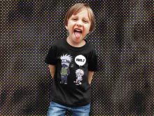Sweat à capuche Enfant Kakashi « Papa Ninja ! » – Parodie Naruto