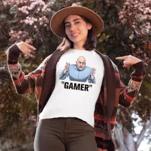 Doctor Evil Women T-shirt “Gamer...” – Austin Powers parody