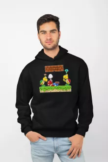 Kapuzenpullover “Super Mario und Koopa Troopa” – Parodie auf Super Mario