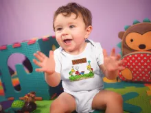 Body de bebé “Super Mario y Koopa Troopa” – Parodia de Super Mario