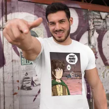 T-shirt Gandalf « Fuyez, pauvre fou !! » – Parodie One-Punch Man